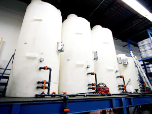 Nitrifying tanks of Bacterius™ beneficial bacteria